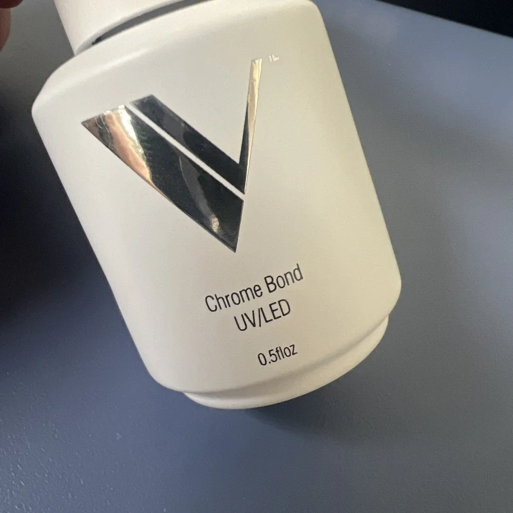 V Beauty Pure Chrome Bond UV/LED‎ .5 Oz New In Open Box Nail Polish